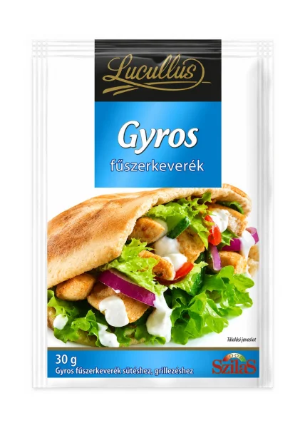 Приправа Гірос та Лаваш Lucullus Gyorspác Gyros Лукулус спеції бутербродів та маринування 30г - 1