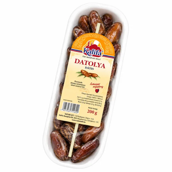 Фініки Датолія з Тунісу Kalifa Datolya dates Каліфа цукати натуральні вялені з кісточкою Лоток 200г - 1