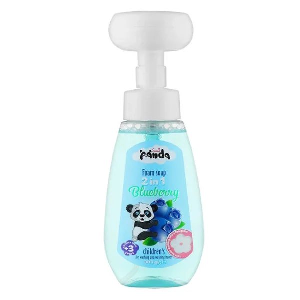 Мило-пінка Дитяча Гіпоалергенна для Миття та рук з Дозатором Small Panda 2in1 Blueberry Чорниця 2в1 від 3 років 300г - 2