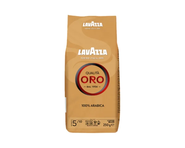 Кава зернова Lavazza Qualità Oro Coffee beans Лавацца Золота якість 100% Арабіка Пакет 1000г - 3