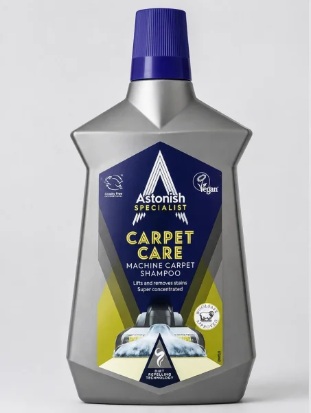 Шампунь для Килимів та підлоги до Миючих Пилососів Astonish Carpet care Machine carpet Shampoo Астоніш рідина концентрат 1000мл - 1