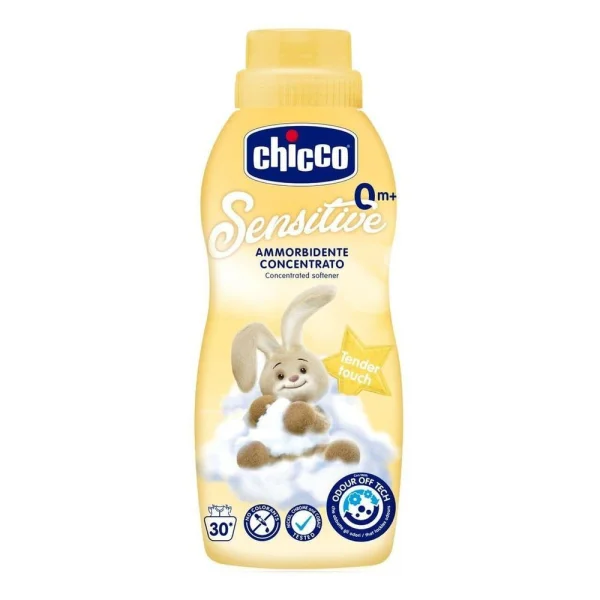 Ополіскувач Дитячий від 0 років CHICCO Sensitive ammorbidente concentrato Tender Touch 0m+ Чікко без Аромату 30прань 750мл - 4