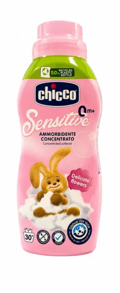 Ополіскувач Дитячий від 0 років CHICCO Sensitive ammorbidente concentrato Delicate flowers 0m+ Чікко без Аромату 30прань 750мл - 1