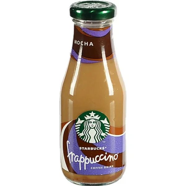Напій кавовий молочний Starbucks Frappuccino Coffee Drink Mocha Старбакс Фрапучіно Мокка скляна пляшка 250мл - 3