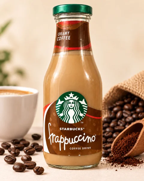 Напій кавовий молочний Starbucks Frappuccino Coffee Drink Sweet Creamy Старбакс Фрапучіно Кремова кава скло пляшка 250мл - 1