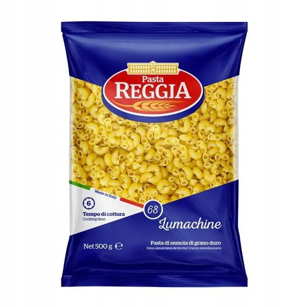 Макарони Лумачіне Pasta Reggia №68 Lumachine Паста Реджіа Равлики з твердих сортів пшениці Пакет 500г - 2