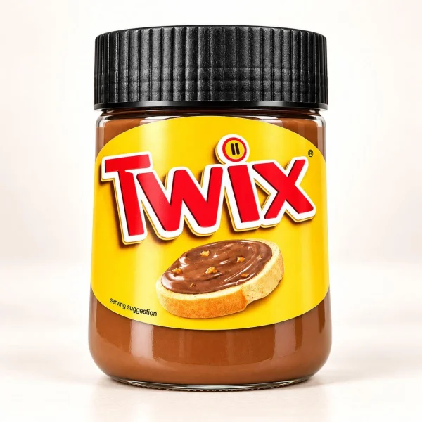 Шоколадна паста Twix Chocolate Spread Твікс з карамеллю та шматочками печива Шоколадно-карамельна паста для тостів і десертів 350г - 2