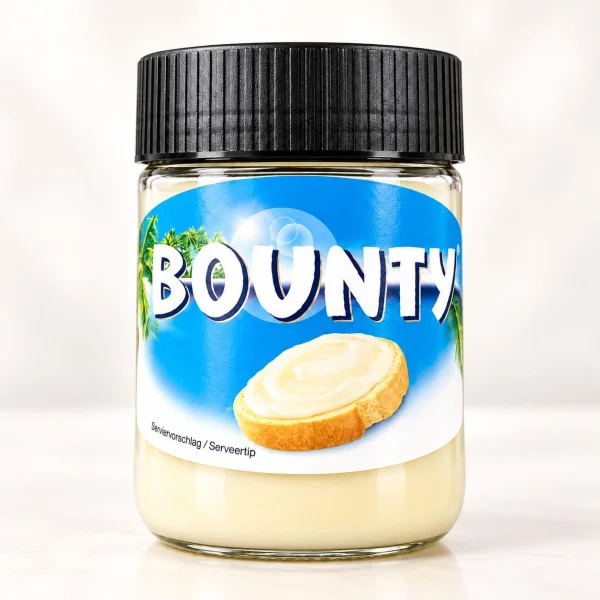 Паста Кокосова біла Bounty Coconut Spread Баунті Коконат Спред Ніжна кремова паста з кокосовим смаком для тостів і десертів 350г - 2