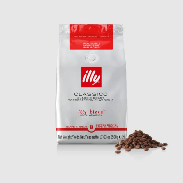 Кава зернова illy Classico Roast InGrani Coffee Beans Іллі Класік 100% Арабіка Середнє Обсмаження Ноти Карамелі Жасмину Пакет 500г - 1