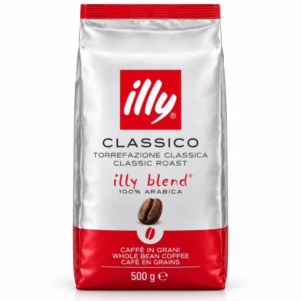 Кава зернова illy Classico Roast InGrani Coffee Beans Іллі Класік 100% Арабіка Середнє Обсмаження Ноти Карамелі Жасмину Пакет 500г - 2