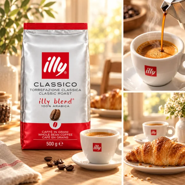 Кава зернова illy Classico Roast InGrani Coffee Beans Іллі Класік 100% Арабіка Середнє Обсмаження Ноти Карамелі Жасмину Пакет 500г - 3
