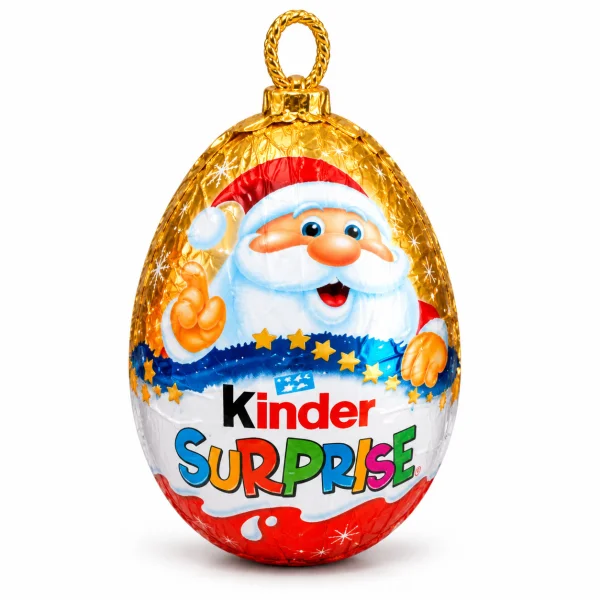 Шоколадне Яйце з Іграшкою та Підвіскою на Ялинку Kinder Surprise Christmas Santa Кіндер Сюрприз Санта Новорічне 1шт 20г - 3