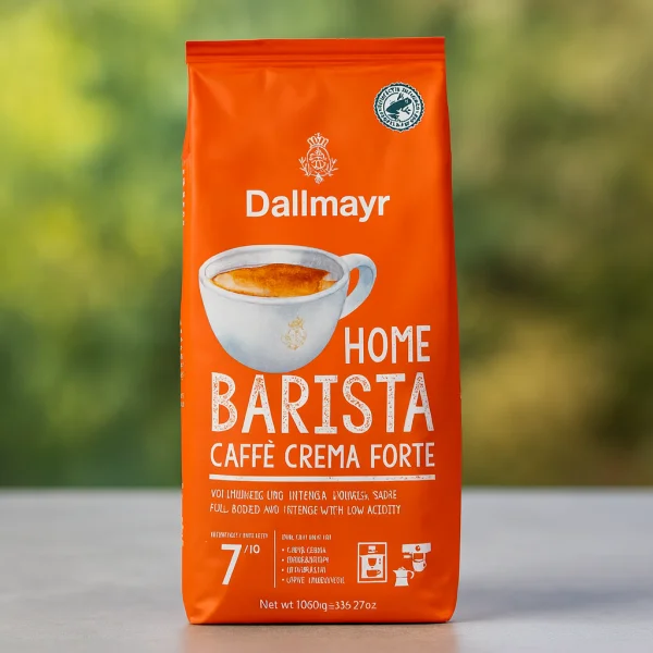Кава в зернах Dallmayr Home Barista Caffè Crema Forte 100% арабіка з низькою кислотністю для кремової кави 1 кг - 1