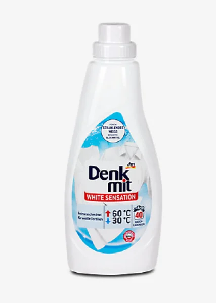 Гель концентрат Denkmit для прання білої білизни white sensation 1л - 1