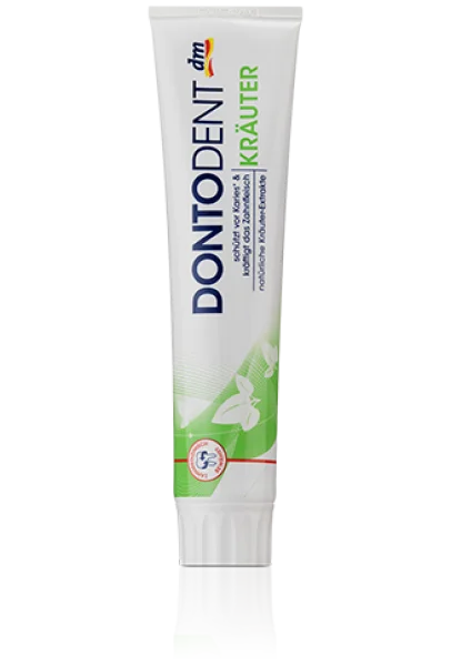 Зубна паста Denkmit Dontodent zahncreme krauter з травами 125мл - 1
