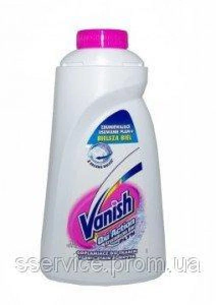 Плямовивідник vanish Vanish oxi action рідкий для білого 1 л - 1