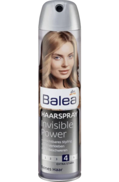 Лак для волосся Balea invisible power 4 300мл - 1
