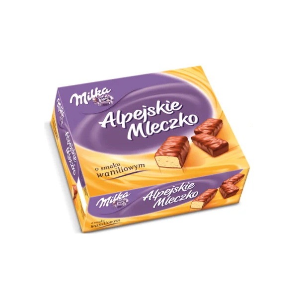 Цукерки milka Milka alpejskie mleczko з ваніллю - 1