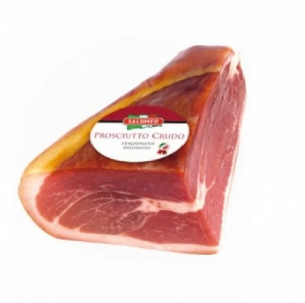 Мясо Прошутто сировялене Salumeo Prosciutto Crudo Stagionato Disossato Салумео Крудо свинина шматок без кісток 1000г - 2