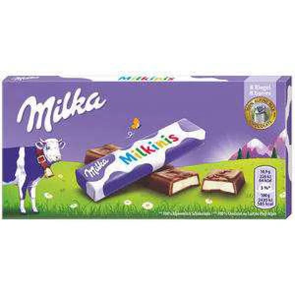 Молочний дитячий Milka шоколад milkinis milka в стиках - 1