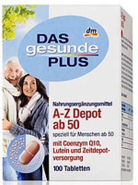 Вітаміни DAS gesunde PLUS az depot ad 50 в таблетках 100шт - 2