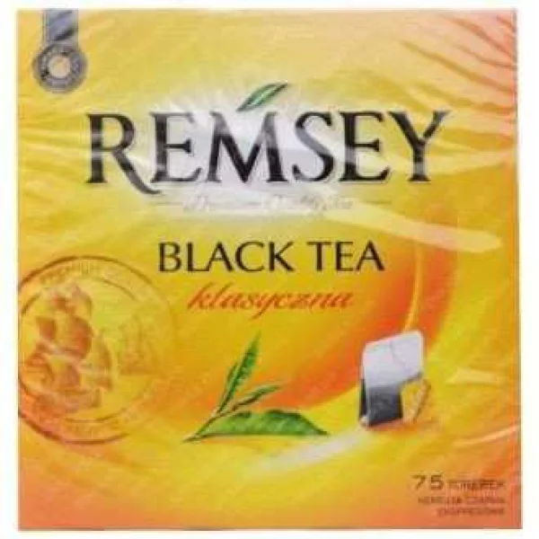 Чай чорний Biedronka Remsey black tea klasyczna класичний 75шт 130г - 1