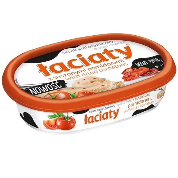Крем-сир Mlekpol Laciaty з в'яленими томатами 135г - 1