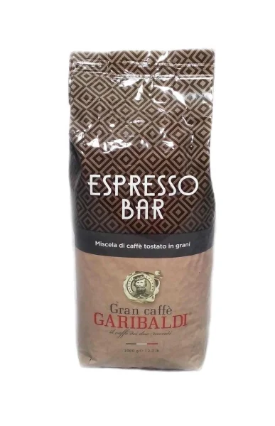 Кава в зернах Garibaldi Gran Caffe Espresso Bar Гарібалді мікс Арабіки та Робусти 1кг - 1