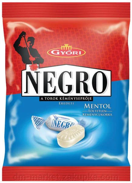 Льодяники Negro Mentol Негро Ментол мята 79г - 1