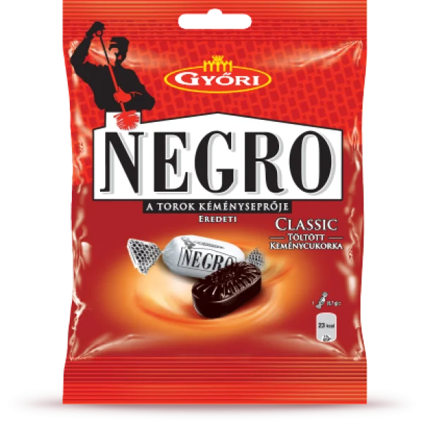 Льодяники Gyori Negro Classic Негро класичні евкаліпт 79г - 1
