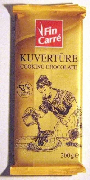 Шоколад чорний Fin Carre kuverture 200г - 1