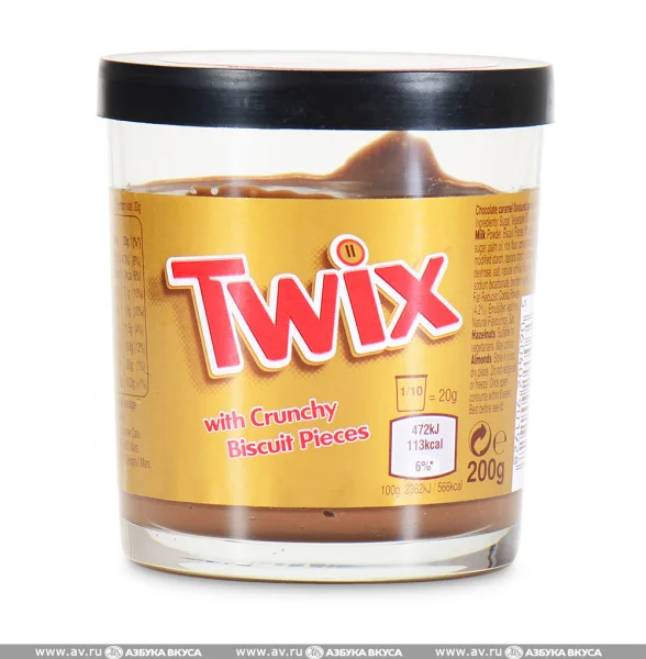 Шоколадна паста Twix twix with crunchy biscuit pieces - 1