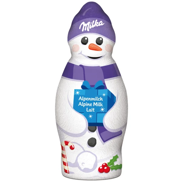 Новогодній подарунок milka milka сніговичок 50 г - 1