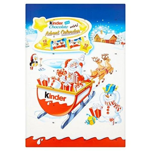 Календар kinder Kinder chocolate advent calendar 200грам - 1