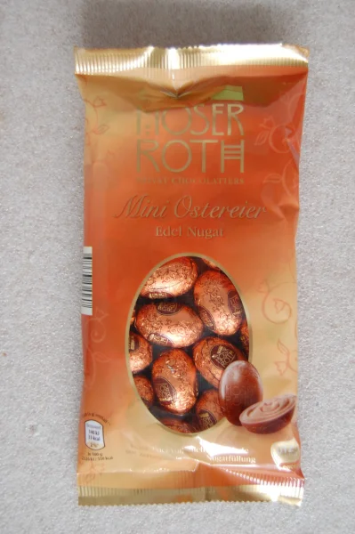 Шоколадні кульки Moser з праліне moser roth mini chocoladenkugeln edel nugat, 150 г. - 1