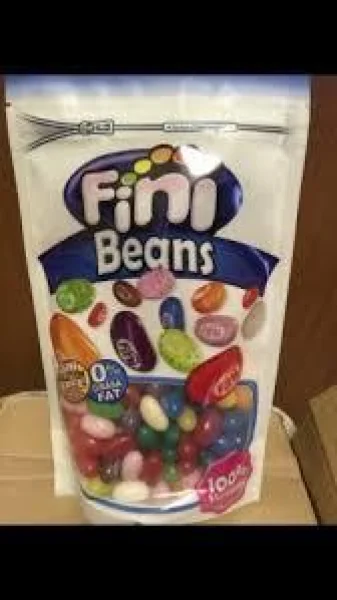 Жувальні мармеладні драже Fini Beans Фіні Боби різнокольорові 17 смаків без глютену 180г - 3