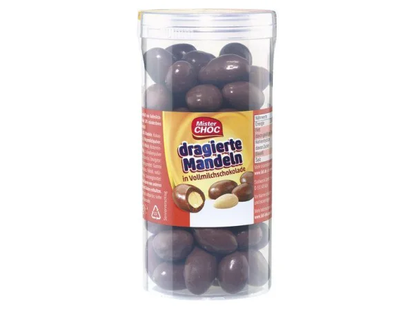 Кульки з Mister Choc молочного шоколаду з мигдалем містер шок. mister choc dragiente mandeln. 200 г - 1