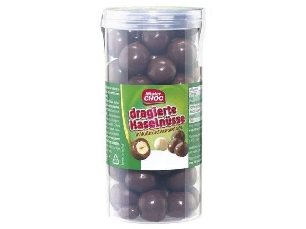 Фундук у Mister Choc молочному шоколаді — містер шок. mister choc dragierte haselnusse. 200 г - 1