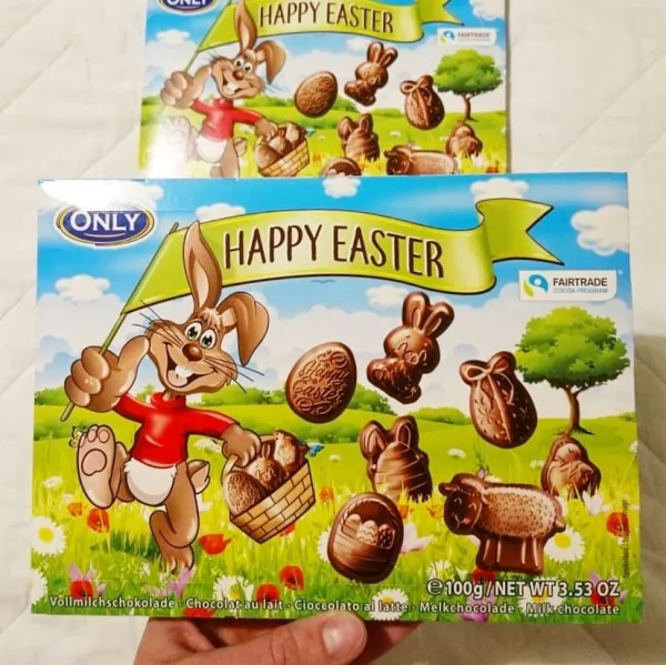 Молочний шоколад фігурний онлі happy easter 100g - 1
