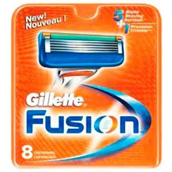 Леза для верстатів gillette Gillette fusion 8 шт. - 1