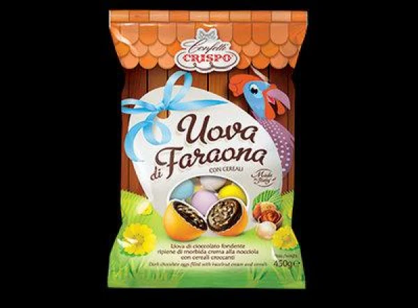 Шоколадні цукерки Crispo crispo busta di uova faraona confettate 450 g італія - 1