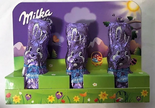 Шоколад milka Milka набір шоколадний заєць (3 шт.) 3*15g - 1