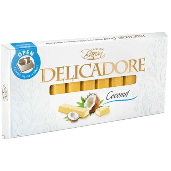 Шоколад delicadore coconut 200 г делікадоре - 1
