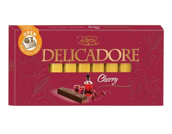 Шоколад Baron delicadore cherry 200г - 1