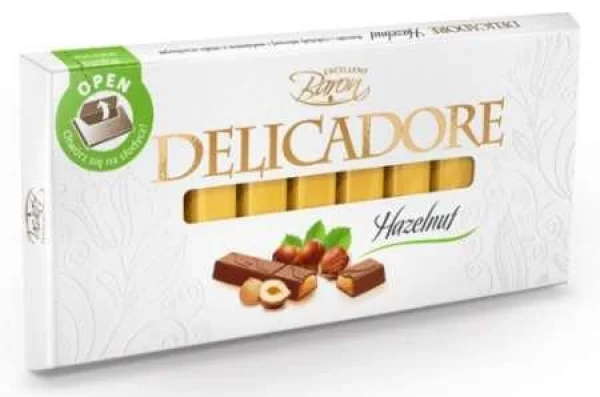 Шоколад Baron delicadore hazelnut 200г - 1