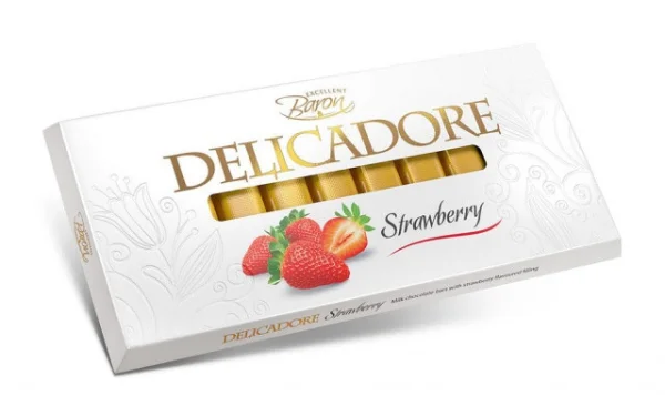 Шоколад delicadore strawberry 200г делікадоре - 1