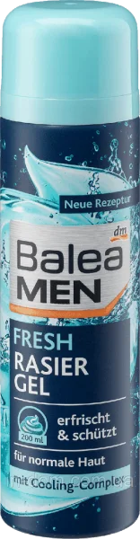 Чоловічий гель для гоління Balea men fresh rasier gel освіжний 200мл - 1