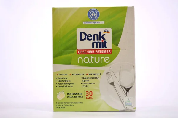 Таблетки для посудомийних машин Denkmit geschirr reiniger nature 30шт - 1
