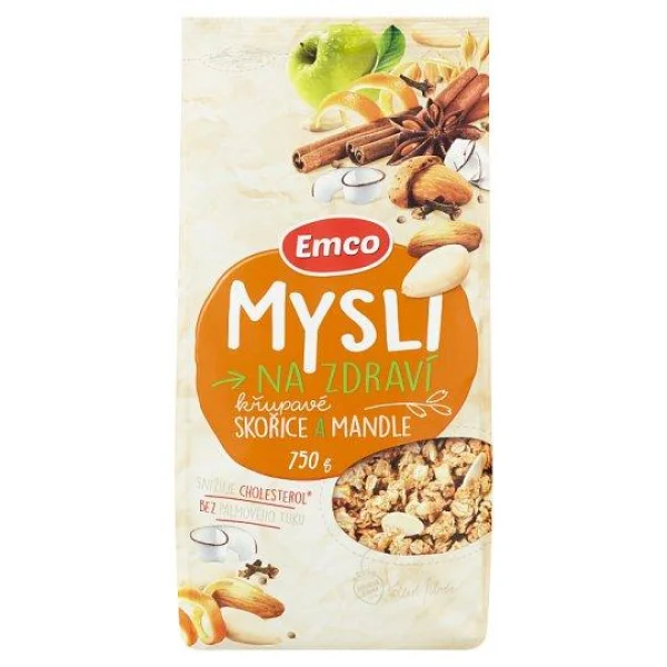 Мюслі Emco mysli skorice a mandle 750г - 1