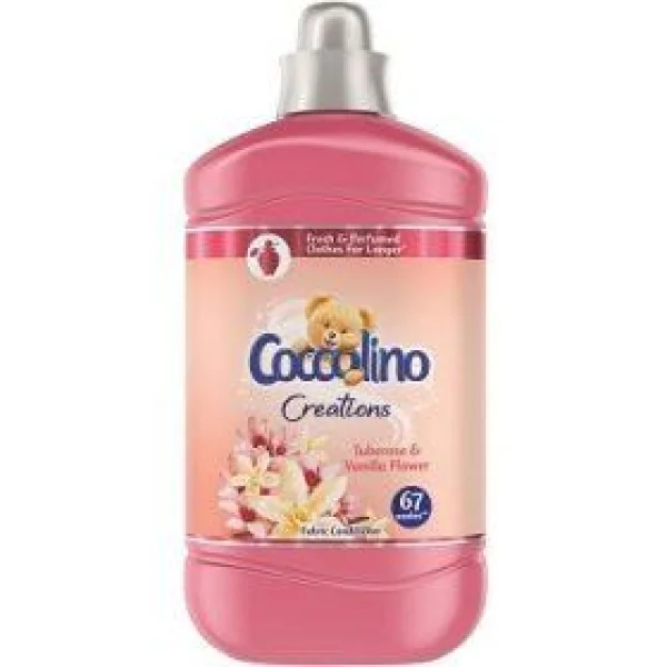 Ополіскувач для білизни Coccolino tuberose&vanilla flower Троянда ваніль 1680мл - 1